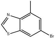 6-bromo-4-methyl-1,3-benzothiazole Struktur