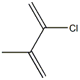 2-クロロ-3-メチル-1,3-ブタジエン 化学構造式