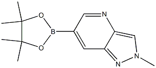2-methyl-6-(tetramethyl-1,3,2-dioxaborolan-2-yl)-2H-pyrazolo[4,3-b]pyridine Structure