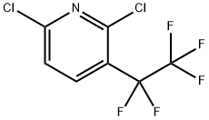 2,6-Dichloro-3-(pentafluoroethyl)pyridine Structure