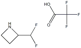 2-(difluoromethyl)azetidine: trifluoroacetic acid Structure