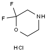 2,2-difluoromorpholine hydrochloride Structure