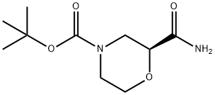 (S)-4-BOC-吗啉-2-甲酰胺,1821811-20-4,结构式