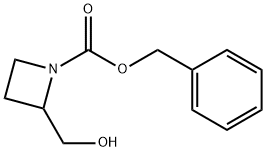 BENZYL 2-(HYDROXYMETHYL)AZETIDINE-1-CARBOXYLATE 结构式