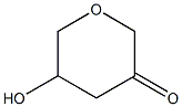 5-hydroxydihydro-2H-pyran-3(4H)-one 化学構造式