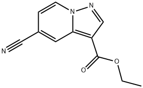 ethyl 5-cyanopyrazolo[1,5-a]pyridine-3-carboxylate Struktur