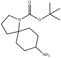 tert-butyl 8-amino-1-azaspiro[4.5]decane-1-carboxylate Struktur