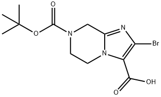 1823840-73-8 2-溴-7-(叔丁氧基羰基)-5,6,7,8-四氢咪唑并[1,2-A]吡嗪-3-羧酸