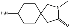 8-amino-2-methyl-2-azaspiro[4.5]decan-3-one Structure