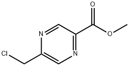 methyl 5-(chloromethyl)pyrazine-2-carboxylate Structure