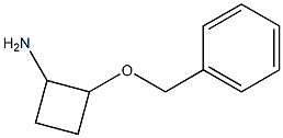 2-(benzyloxy)cyclobutan-1-amine Structure