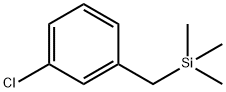 Silane, [(3-chlorophenyl)methyl]trimethyl- Structure