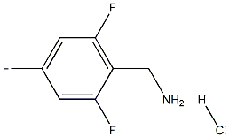 (2,4,6-trifluorophenyl)methanamine hydrochloride Structure