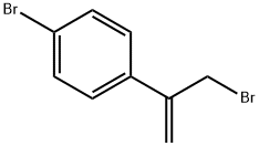Benzene, 1-bromo-4-[1-(bromomethyl)ethenyl]- Structure