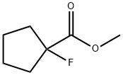 methyl 1-fluorocyclopentane-1-carboxylate 结构式