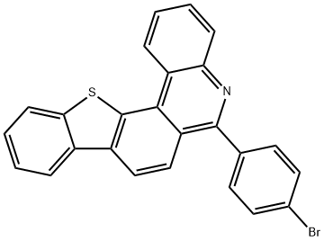 6-(4-Bromo-phenyl)-13-thia-5-aza-indeno[1,2-c]phenanthrene Structure