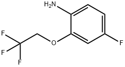 4-fluoro-2-(2,2,2-trifluoroethoxy)aniline Structure