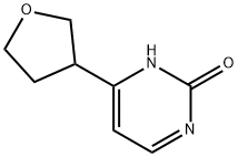 4-(tetrahydrofuran-3-yl)pyrimidin-2-ol,1866942-27-9,结构式