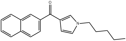 naphthalen-2-yl(1-pentyl-1H-pyrrol-3-yl)methanone Structure