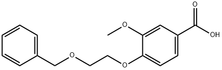 4-(2-(Benzyloxy)Ethoxy)-3-Methoxybenzoic Acid Structure