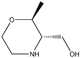 ((2S,3S)-2-methylmorpholin-3-yl)methanol Struktur