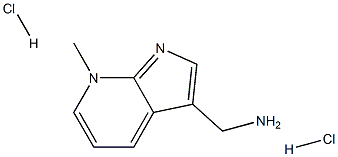 (7-methyl-7H-pyrrolo[2,3-b]pyridin-3-yl)methanamine dihydrochloride Structure