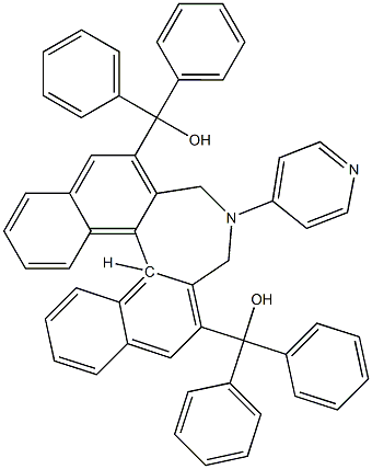 (S)-[4-(Pyridin-4-yl)-4,5-dihydro-3H-dinaphtho[2,1-c:1',2'-e]azepine-2,6-diyl]bis(diphenylmethanol)|(S)-[4-(吡啶-4-基)-4,5-二氢-3H-二萘并[2,1-C:1',2'-E]氮杂卓-2,6-二基]双(二苯甲醇)