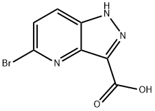 5-bromo-1H-pyrazolo[4,3-b]pyridine-3-carboxylic acid Structure