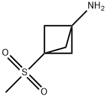 3-methanesulfonylbicyclo[1.1.1]pentan-1-amine,1886967-22-1,结构式