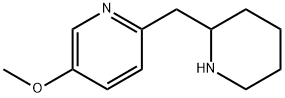 Pyridine, 5-methoxy-2-(2-piperidinylmethyl)-,1889427-09-1,结构式