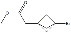 methyl 2-{3-bromobicyclo[1.1.1]pentan-1-yl}acetate Struktur