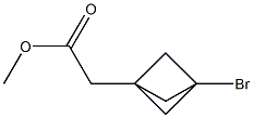 methyl 2-{3-bromobicyclo[1.1.1]pentan-1-yl}acetate 结构式