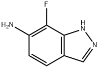 7-fluoro-1H-indazol-6-amine, 1892745-85-5, 结构式