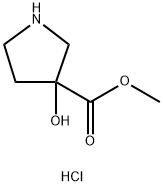 methyl 3-hydroxypyrrolidine-3-carboxylate hydrochloride Structure