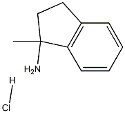 1-methyl-2,3-dihydro-1H-inden-1-amine hydrochloride Struktur