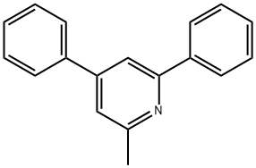 2-甲基-4,6-二苯基吡啶, 1912-16-9, 结构式