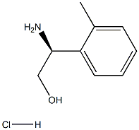 (2S)-2-AMINO-2-(2-METHYLPHENYL)ETHAN-1-OL HYDROCHLORIDE Struktur