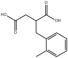 2-[(2-methylphenyl)methyl]butanedioic acid Structure