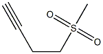 4-(methylsulfonyl)but-1-yne Structure