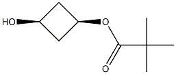 cis-3-hydroxycyclobutyl 2,2-dimethylpropanoate Structure