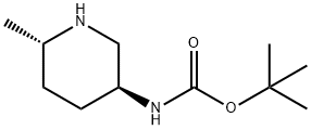 N - [(3S,6S)-6-甲基哌啶-3-基]氨基甲酸叔丁酯, 1932293-70-3, 结构式