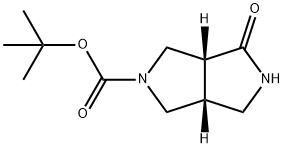 tert-butyl (3aR,6aR)-4-oxohexahydropyrrolo[3,4-c]pyrrole-2(1H)-carboxylate Structure