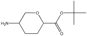 tert-butyl 5-aminotetrahydro-2H-pyran-2-carboxylate Structure