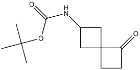 tert-butyl (5-oxospiro[3.3]heptan-2-yl)carbamate 化学構造式