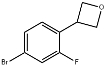 3-(4-bromo-2-fluorophenyl)oxetane Structure