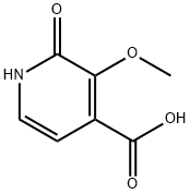 2-hydroxy-3-methoxyisonicotinic acid Structure