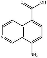 8-アミノイソキノリン-5-カルボン酸 化学構造式