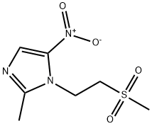 1H-Imidazole, 2-methyl-1-[2-(methylsulfonyl)ethyl]-5-nitro- Struktur