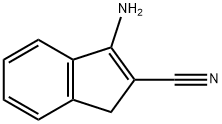 3-Amino-2-indenecarbonitrile, 195067-12-0, 结构式