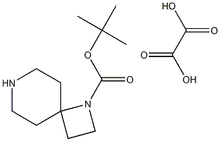 tert-butyl 1,7-diazaspiro[3.5]nonane-1-carboxylate oxalate Struktur